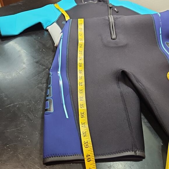 Camaro NWOT Mens XXL Evostretch Voltage Wetsuit Shortie Black Blue Sz 56/XXL - Picture 15 of 16